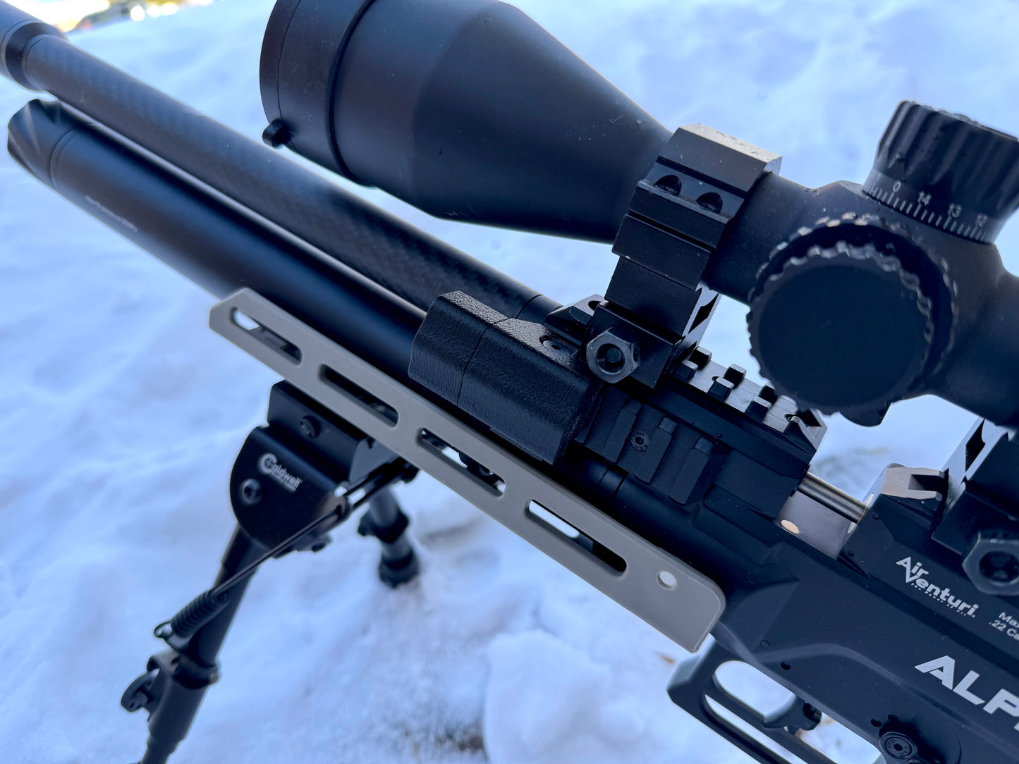 Air Venturi Alpha Fill Probe Holder / Storage - Pic Rail Mount