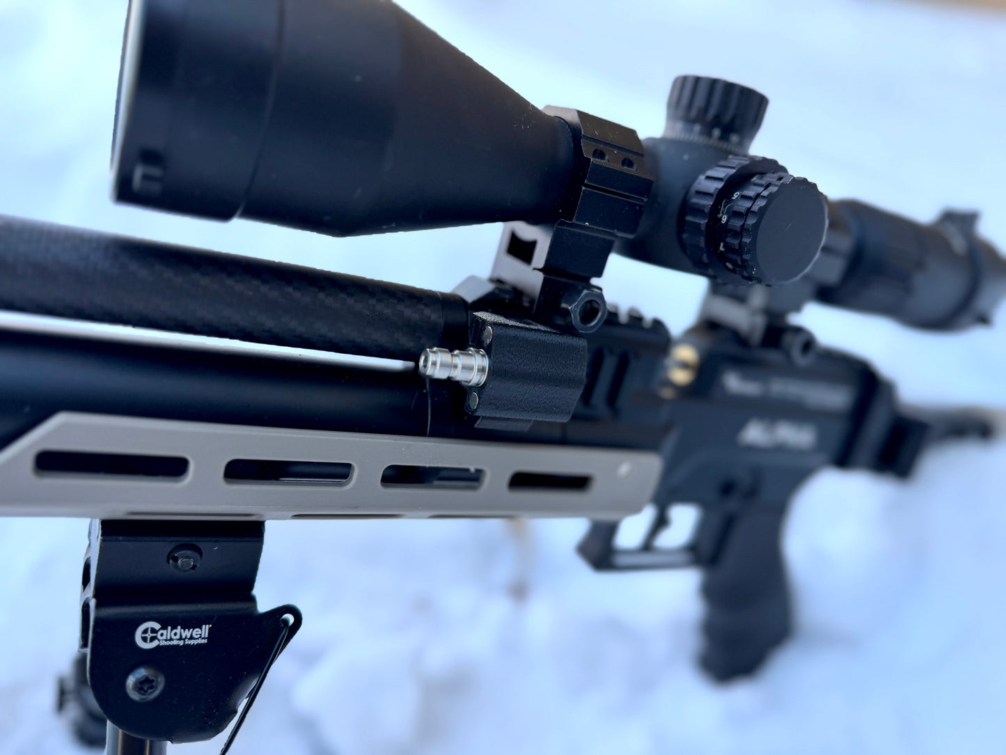 Air Venturi Alpha Fill Probe Holder / Storage - Pic Rail Mount