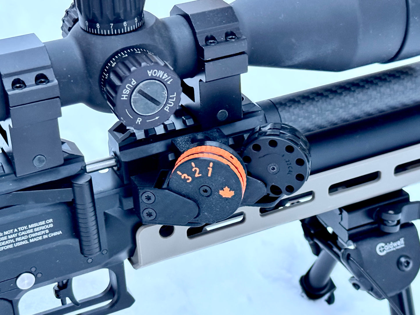 Air Venturi Alpha Dual Magazine Holder Snap Fit - Pic Rail Mount