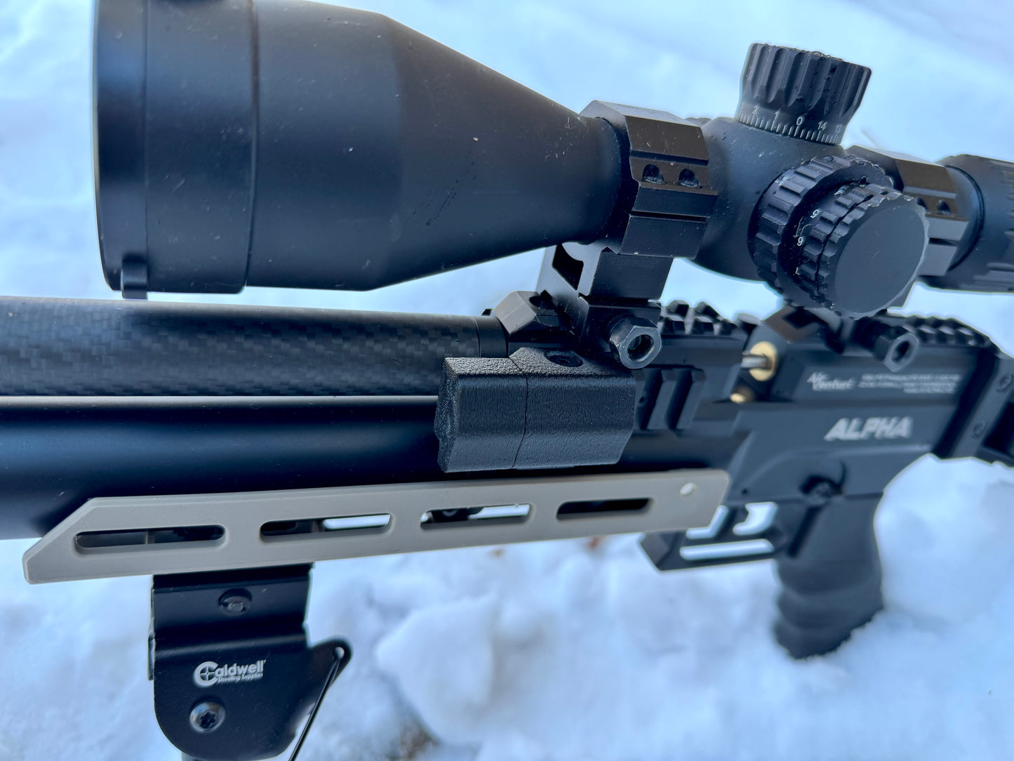 Air Venturi Alpha Fill Probe Holder / Storage - Pic Rail Mount