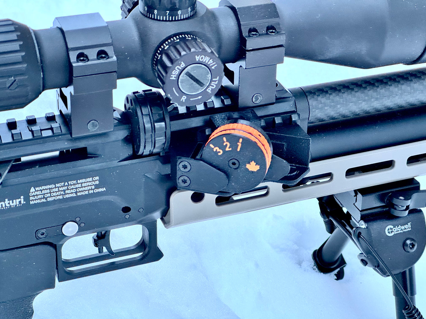 Air Venturi Alpha Dual Magazine Holder Snap Fit - Pic Rail Mount