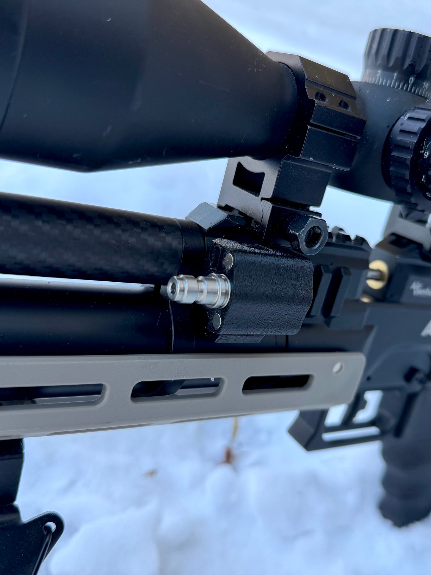 Air Venturi Alpha Fill Probe Holder / Storage - Pic Rail Mount