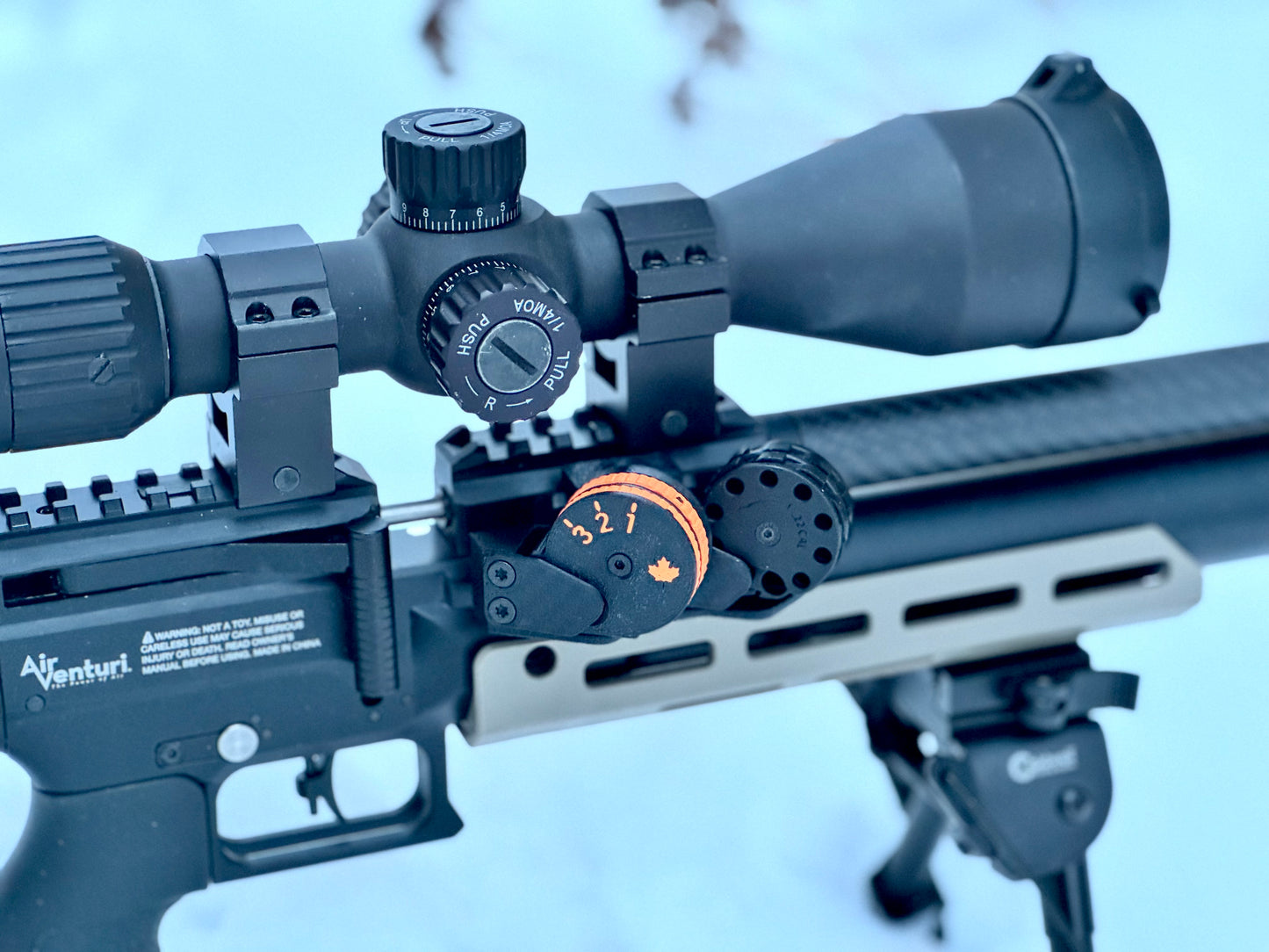 Air Venturi Alpha Dual Magazine Holder Snap Fit - Pic Rail Mount