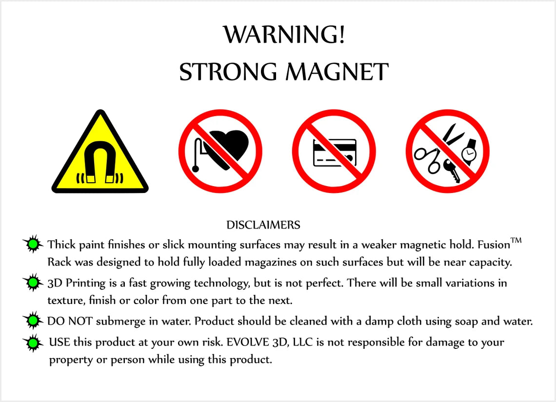 AR 15 PMAG Magazine Mount (5 Position)